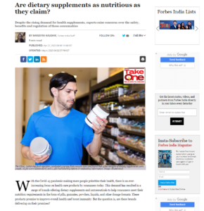 Are dietary supplements as nutritious as they claim?- Forbes India